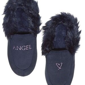 Victorias Secret Valentines VS ANGEL Velvet Slippers  S (5-6)